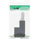 InLine InLine® patch cord adapter Cat.6A, RJ45 plug / socket, angled 90° downwards