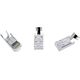 InLine InLine® crimp plugs Cat.6A RJ45 shielded, with bend protection and insertion guide, black, 100pcs. pack