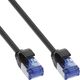 InLine InLine® Patch cable slim, Cat.6A, S/FTP, TPE (LSZH) flexible, PoE, black, 25m