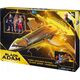 DC Comics Black Adam Juodas ADAM kosminis laivas su Juodas Adam ir Hawkman figūrėlėmis, 6064871
