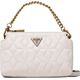 Guess, Elenia, Mini, Textile Crossbody Bag, Stone, QB867772, For Women For Women