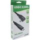 Kabel USB InLine InLine® USB4 cable, USB Type-C, one side angled, PD 240W, 8K60Hz, TPE black, 0.5m