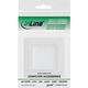InLine InLine® Wall frame with brush pass, for TV, white RAL9010
