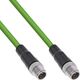 InLine InLine® Industrial network cable, M12 8-pin X-coded male/male, Cat.6A PUR 3m