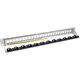 InLine InLine® Patch panel 24-way, Keystone empty panel Patch panel, 19", 1U, light grey RAL7035