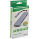 InLine InLine® Multifunctional hub USB 3.2 Gen.1, 2x USB-A 5Gbps + HDMI 4K/30Hz + card reader, aluminium, grey