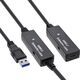 InLine InLine® USB 3.2 Gen.1 active extension, USB-A male to USB-C female, 10m