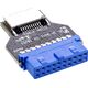 InLine InLine® USB 3.0 Mainboard to USB 3.2 Type-E Key-A Adapter internal