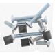 InLine InLine® 8pcs. Screw set 4x M8x20mm/M8x50mm and 4x 15mm spacers for wall mount, for Samsung-TV
