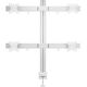 InLine InLine® Aluminium monitor desk mount for 4 monitors up to 32", 8kg