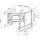 InLine InLine® Premium Aluminium Wall Mount, for Flat TV (37-80"),  max. 70kg, white