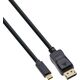 Kabel InLine InLine® USB Display Cable, USB Type-C male to DisplayPort male (DP Alt Mode), 4K2K, black, 5m