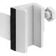 InLine InLine® Table leg clamp for socket strip, screw clamp, white