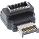 InLine InLine® USB 3.2 adapter internal, front panel USB-E male to USB-E female 90°