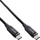 InLine InLine® Magnetic USB-C cable, USB-C male/male, 100W, black, 1.5m