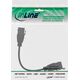 Adapter USB InLine InLine® USB 3.2 Gen1 2x keystone adapter cable, 2x USB A keystone socket, 0.2m