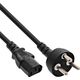 Kabel zasilający InLine InLine® Denmark power cable, black, 3m