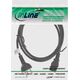 Kabel zasilający InLine InLine® Denmark power cable, black, 3m