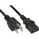 Kabel zasilający InLine InLine® Power cable, power plug USA to 3pin IEC C13 connector, black, 5.0m