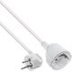 Kabel zasilający InLine InLine® Power Extension Cable angeld Type F white 5m