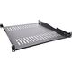 InLine InLine® 19" shelf, 550mm, 50kg, 1U, RAL 9005 black