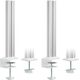 InLine InLine® Slatwall mounting columns aluminium, for table mounting Panel, set of 2