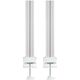InLine InLine® Slatwall mounting columns aluminium, for table mounting Panel, set of 2