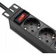 Listwa zasilająca Qoltec Listwa zasilajšca PDU do RACK 10' | 1U | 16A | 4xSchuko | 1.8m