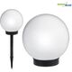 GreenBlue Solarna lampa ogrodowa kula LED GB123 biała