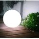 GreenBlue Solarna lampa ogrodowa kula LED GB123 biała