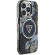 Etui Guess Glitter Flowers Triangle       Buttons MagSafe do iPhone 16 Pro Max czarny