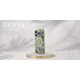 Etui Guess Glitter Flowers Triangle       Buttons MagSafe do iPhone 16 Pro zielony
