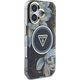 Etui Guess Glitter Flowers Triangle       Buttons MagSafe do iPhone 16 czarny