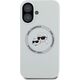 Etui Karl Lagerfeld Silicone Double       Heads And Circle MagSafe do iPhone 16 beżowy