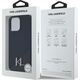 Etui Karl Lagerfeld Silicone Shadow       Metal Initial MagSafe do iPhone 15 Pro czarny