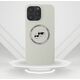Etui Karl Lagerfeld Silicone Double       Heads And Circle MagSafe do iPhone 16 Pro beżowy