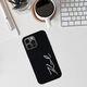 Etui Karl Lagerfeld Silicone Metal        Script Logo do iPhone 14 Pro Max czarny