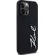 Etui Karl Lagerfeld Silicone Metal        Script Logo do iPhone 14 Pro Max czarny