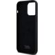 Etui Karl Lagerfeld Silicone Metal        Script Logo do iPhone 14 Pro Max czarny