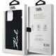 Etui Karl Lagerfeld Silicone Metal        Script Logo do iPhone 14 Pro Max czarny