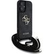 Etui Guess 4G Big Logo Cord Stap          Crossbody do iPhone 16 czarny
