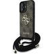 Etui Guess 4G Big Logo Cord Stap          Crossbody do iPhone 16 brązowy