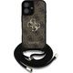 Etui Guess 4G Big Logo Cord Stap          Crossbody do iPhone 16 brązowy
