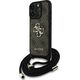 Etui Guess 4G Big Logo Cord Stap          Crossbody do iPhone 16 Pro Max brązowy