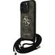 Etui Guess 4G Big Logo Cord Stap          Crossbody do iPhone 16 Pro Max brązowy