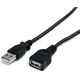 Kabel USB StarTech USB-A - USB-A 0.9 m Czarny (USBEXTAA3BK)