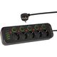 Blow Przedłużacz sieciowy PS-550S 5-Gniazd 4xUSB 1xUSB-C 5m czarny 2x1mm