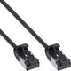 InLine InLine® Patch cable slim, U/FTP, Cat.8.1, TPE halogen-free, black 0.25m