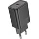 HOCO ładowarka sieciowa USB A + Typ C PD QC3.0 3A 30W N63 czarna