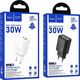 HOCO ładowarka sieciowa USB A + Typ C PD QC3.0 3A 30W N63 czarna